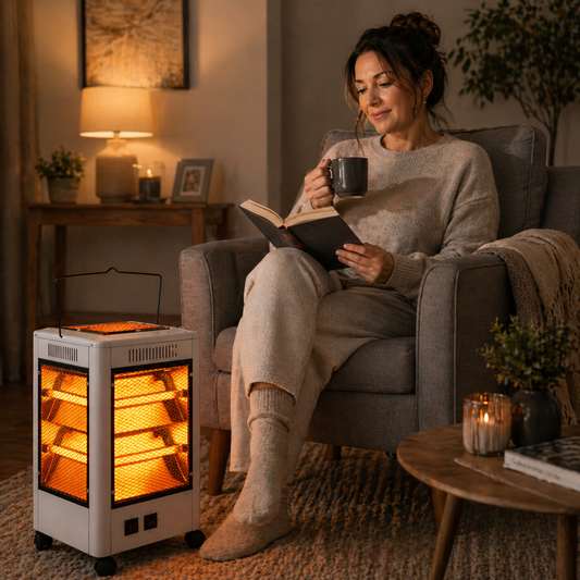 Calefactor Eléctrico Estufa  5 Lados